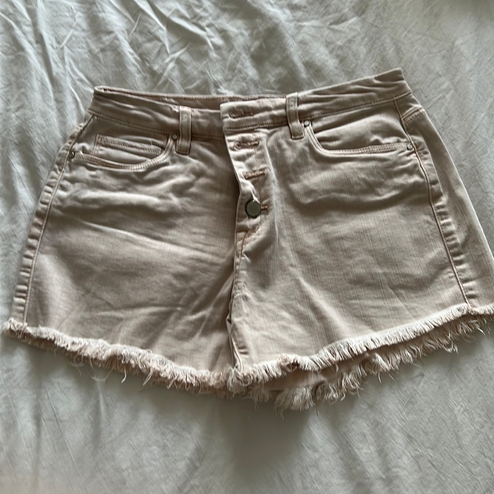 Blank nyc light pink denim short